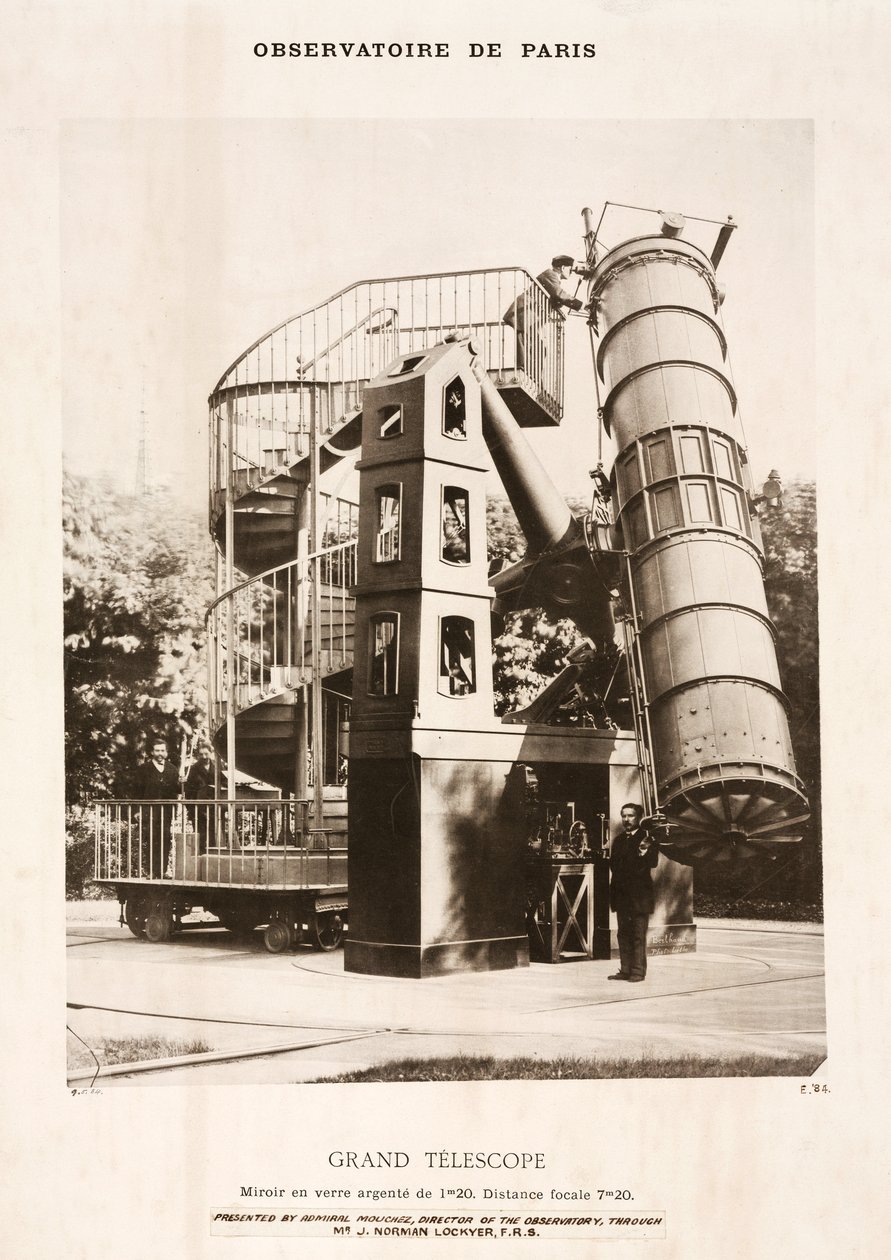 Reflekteleskop, Paris Observatory av Frederick (attr. to) Barnard