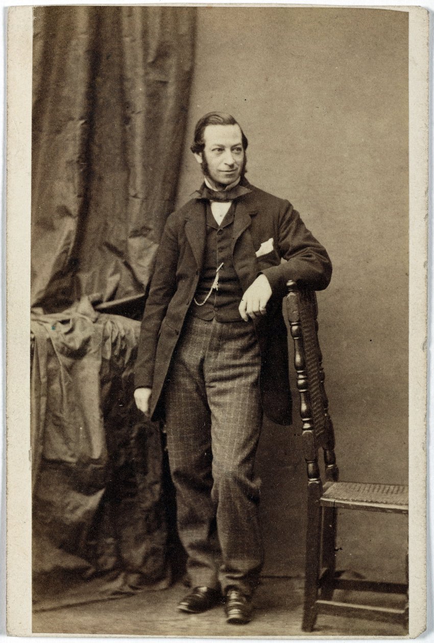 Robert Lucas Chance, glassprodusent, ca 1850 av Ferdinand Georg Waldmuller