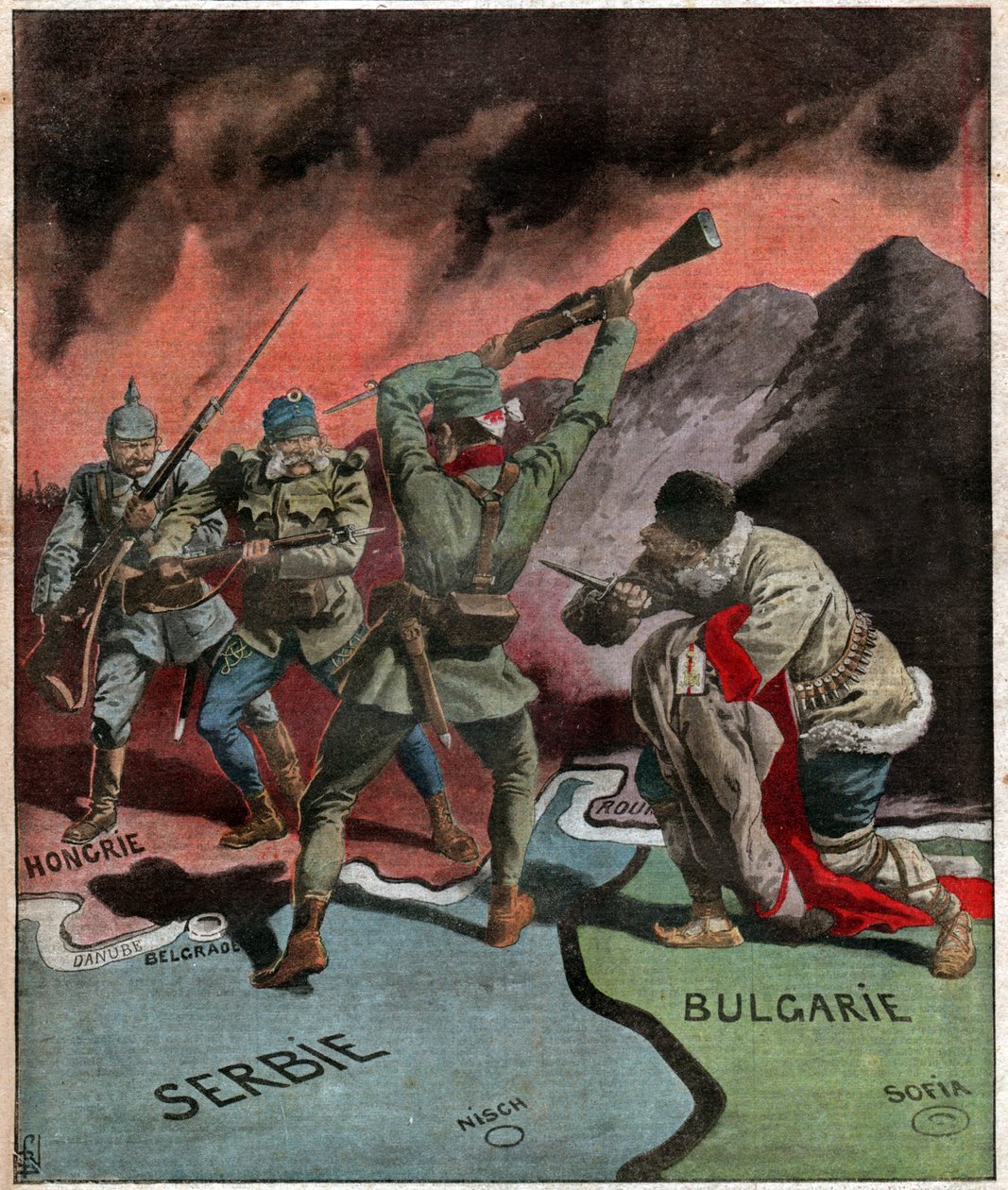Serbia under første verdenskrig. Serbia under første verdenskrig. av Ferdinand Georg Waldmuller