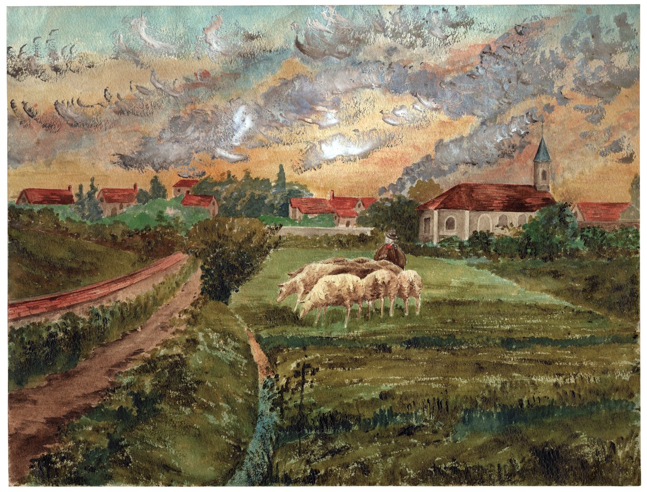 Saueflokken, ca 1910 av . .