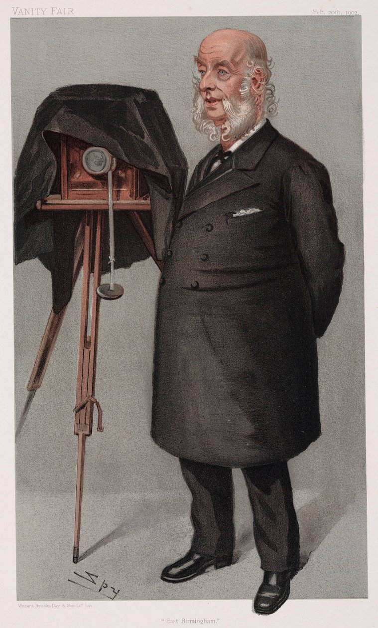 Sir John Benjamin Stone, engelsk fotograf av Henry Charles Fehr