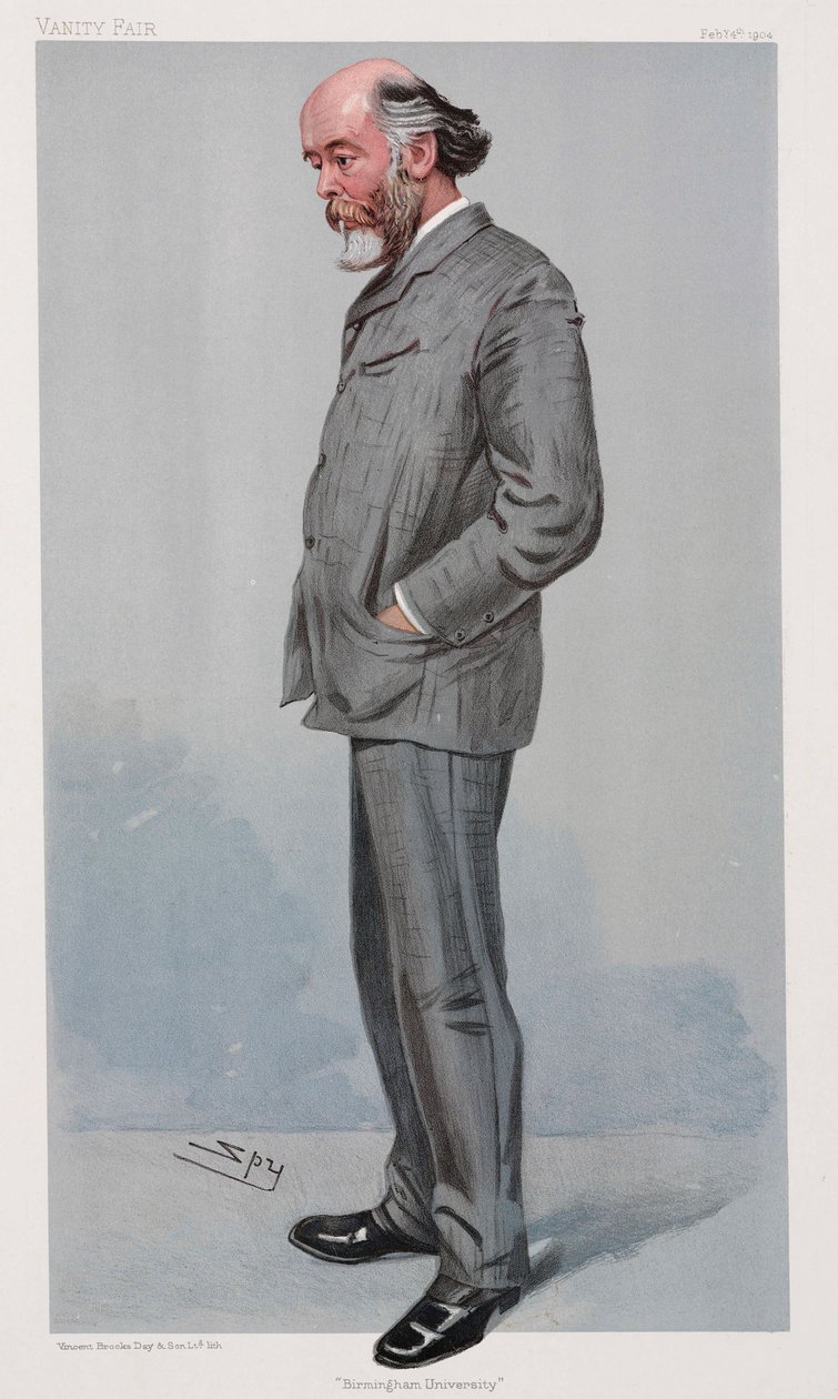 Sir Oliver Lodge , engelsk fysiker av Henry Charles Fehr