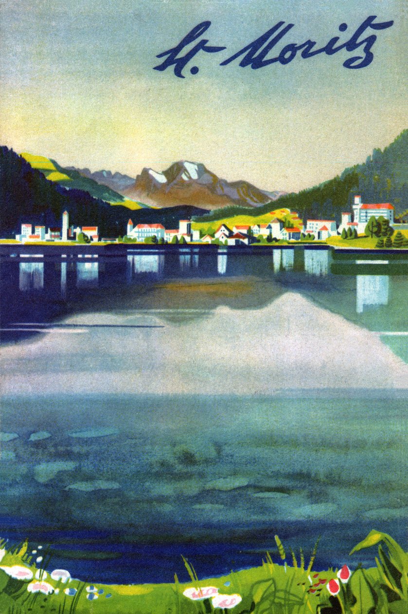 St Moritz, ca 1930 av . .
