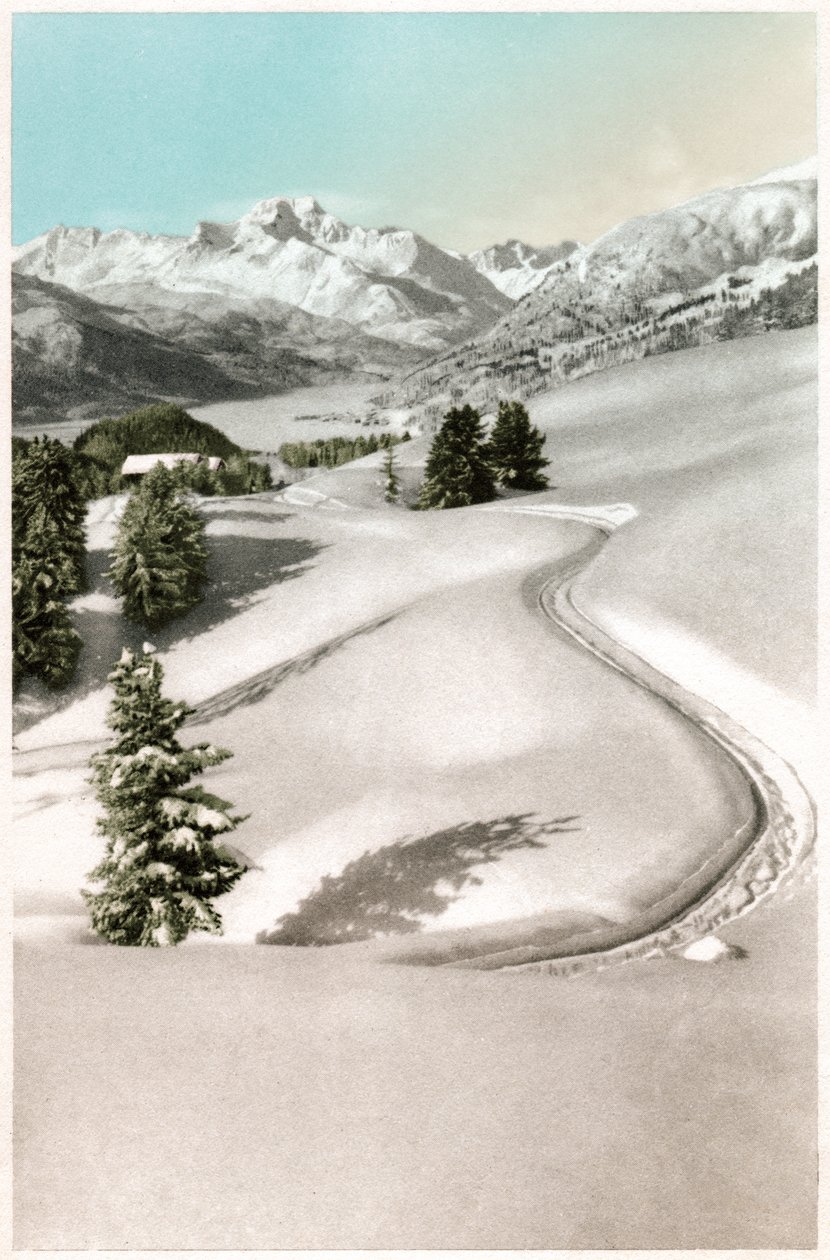 St Moritz, ca 1930 av . .
