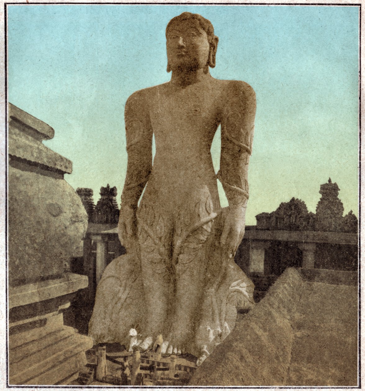 Statue av Bahubali av . .
