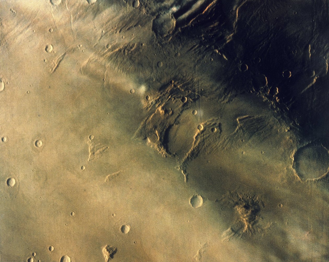 Overflaten til planeten Mars av Frederick (attr. to) Barnard