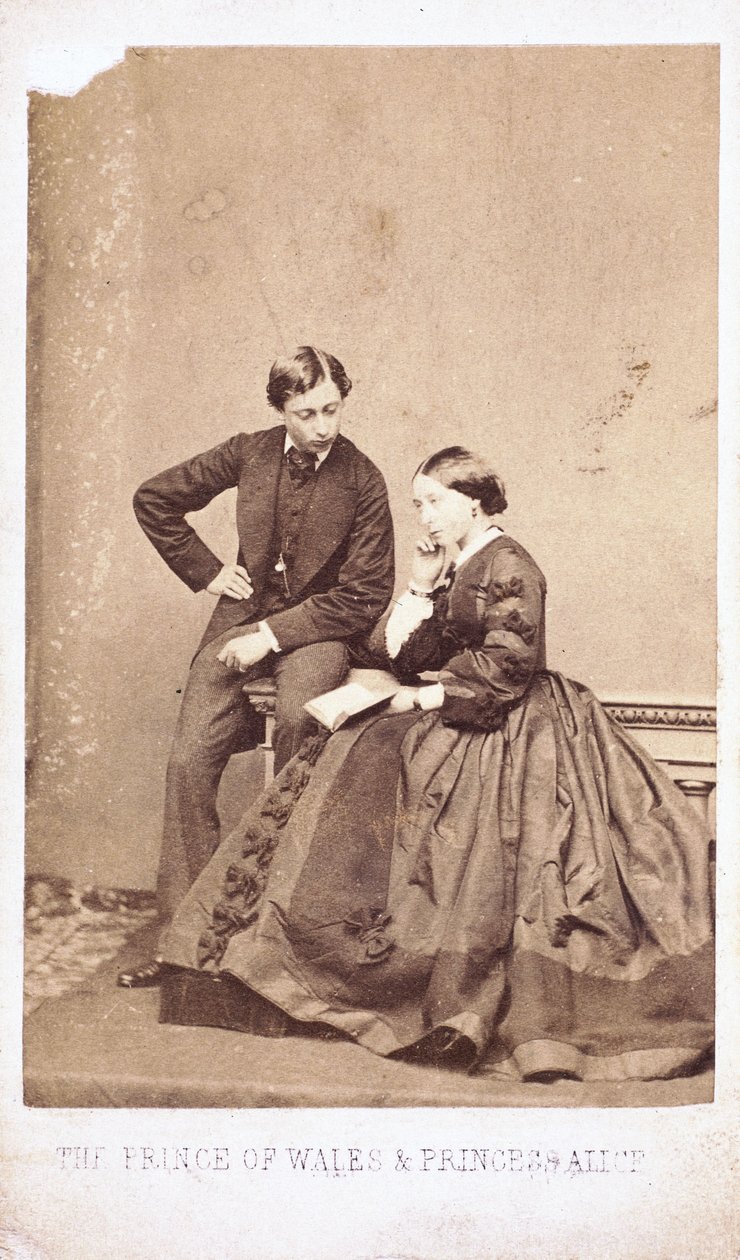 Prinsen av Wales og prinsesse Alice av Ferdinand Georg Waldmuller