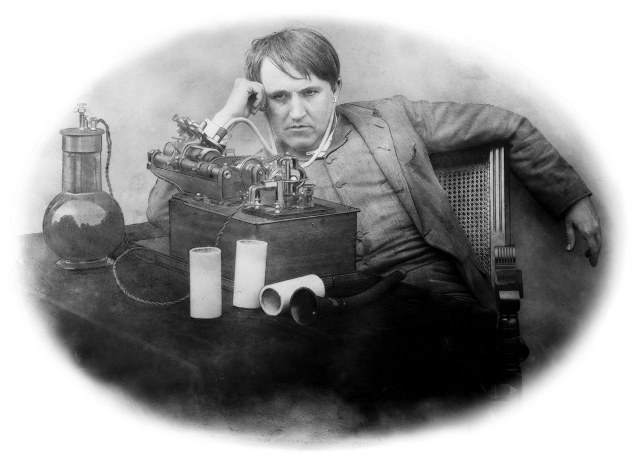 Thomas Edison, amerikansk oppfinner av Frederick (attr. to) Barnard