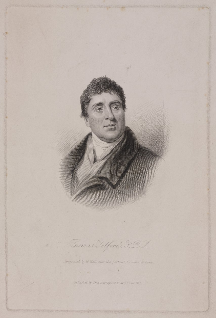 Thomas Telford FRS, skotsk sivilingeniør, ca 1810 av Frederick (attr. to) Barnard