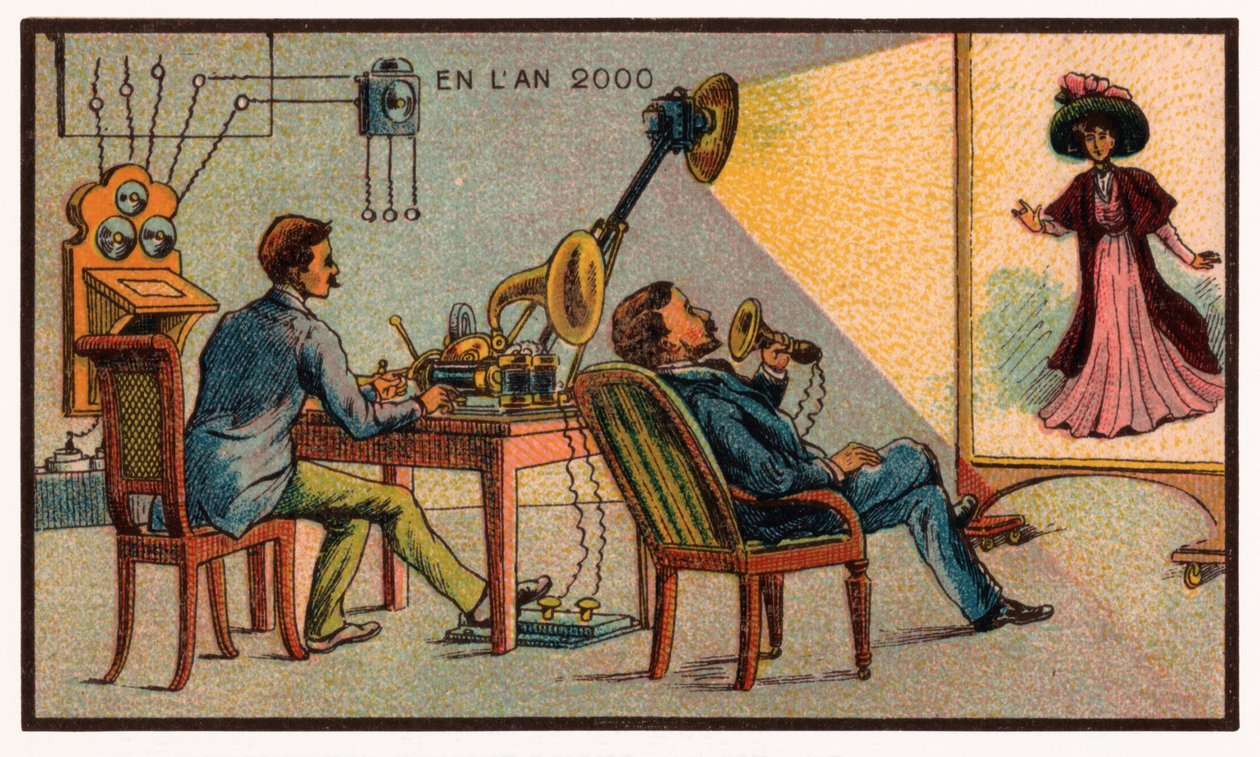 Videokonferanse, ca. 1910 av . .