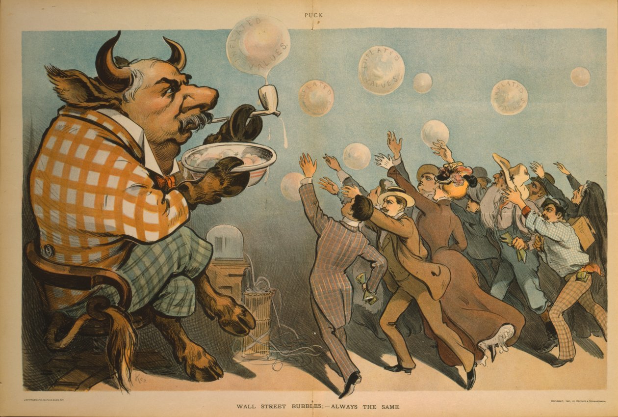 Wall Street-bobler, alltid det samme av . .