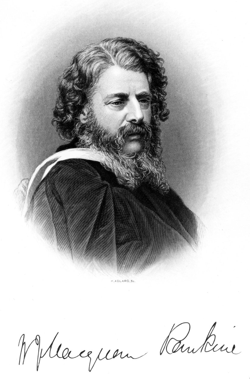 William John MacQuorn Rankine, skotsk sivilingeniør, ca 1860-1869 av Ferdinand Georg Waldmuller