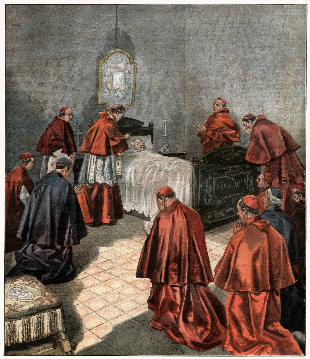 død av pave Leo XIII av . .
