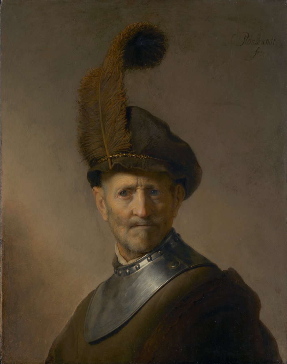 Portrett av en mann, kanskje Rembrandts far, Harmen Gerritsz van Rijn Rediger dette på Wikidata av Rembrandt