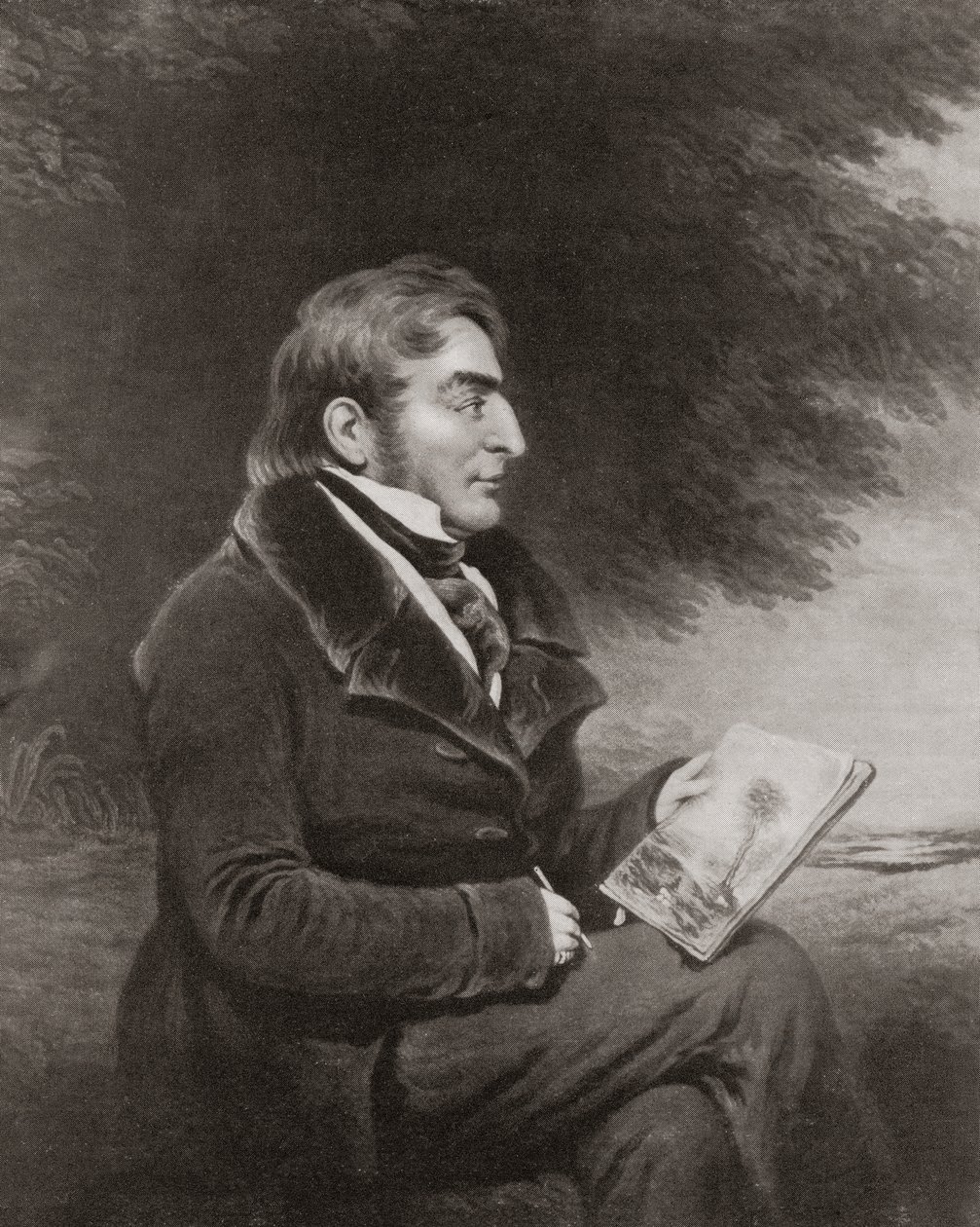 Joseph Mallord William Turner, fra Bibbys Annual, utgitt 1910 av after English School