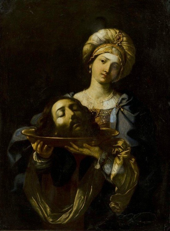 Salome med hodet til døperen Johannes av Guido Reni