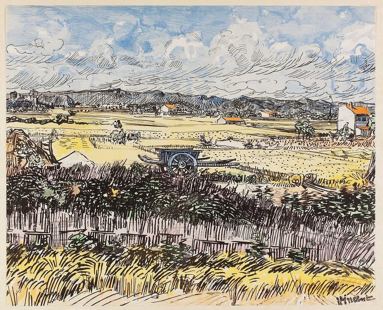 Høst i Provence. av Vincent van Gogh