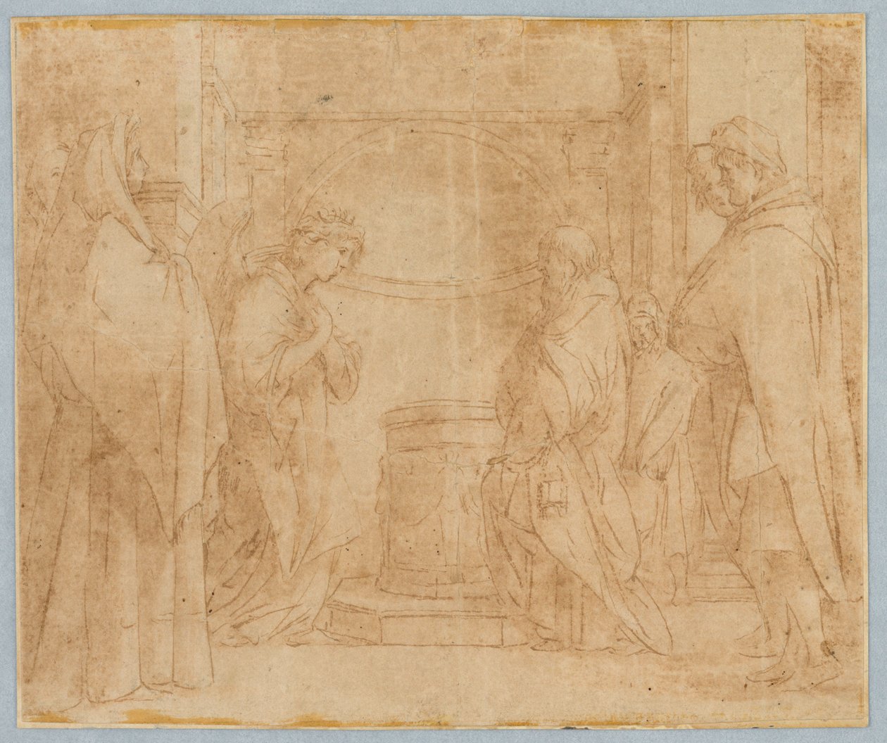 Copy after Annunciation of the Angel to Zechariah   1259409   no       norwegian Successfully Translated  Original: The Wicker Man, from The History of the Nations (litho) Translat: The Wicker Man, from 
