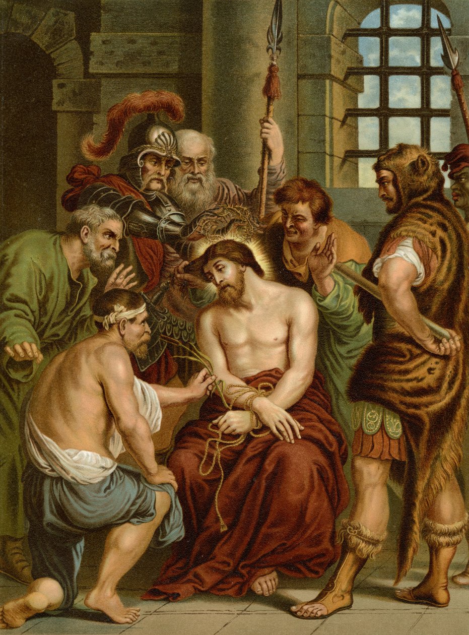 Kristus hånet av after Anthony van Dyck