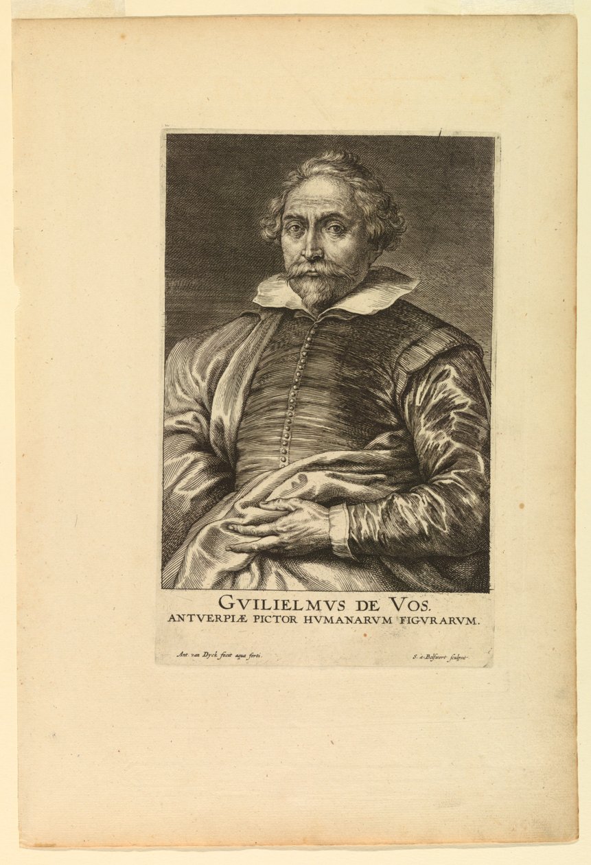 Portrett av Willem de Vos, fra Icons of Princes of Men av after Anthony van Dyck