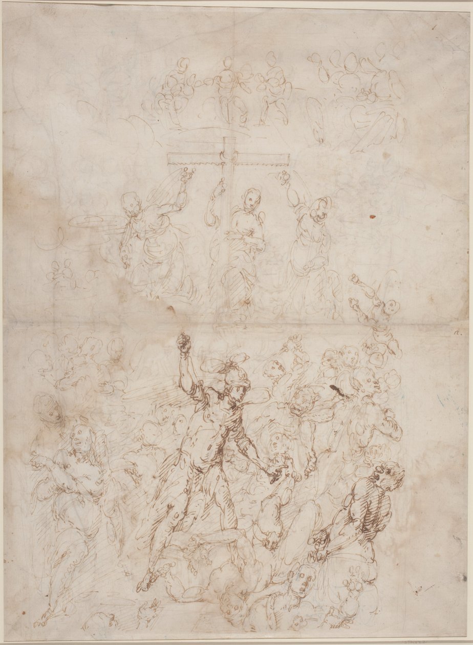 Den siste dommen av after Aurelio Lomi Giulio Benso