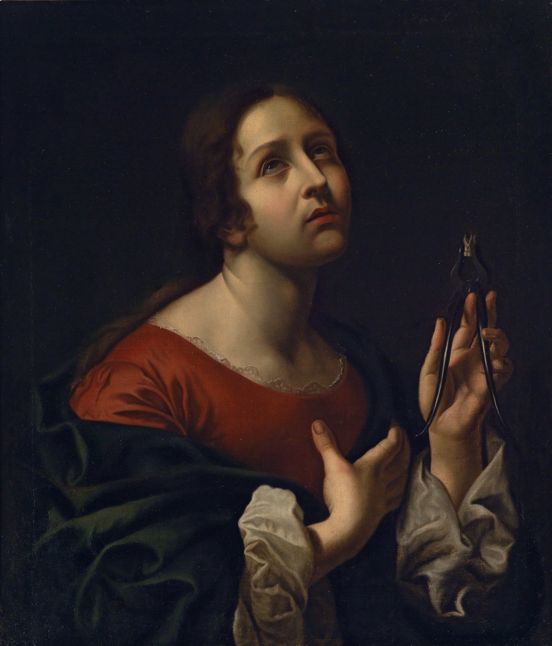 Den hellige Apollonia av after Carlo Dolci