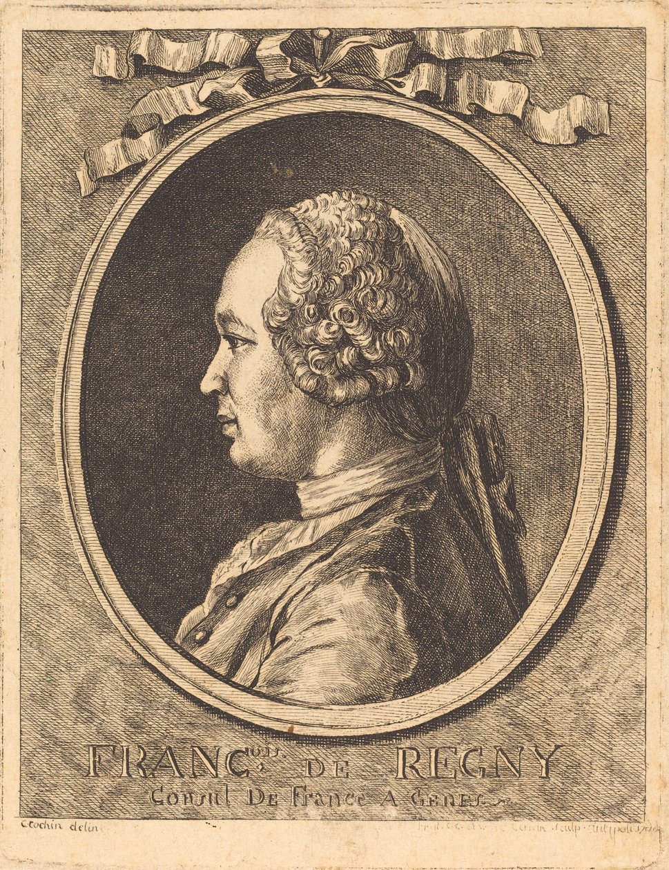 Francois de Regny av after Charles Nicolas Cochin II