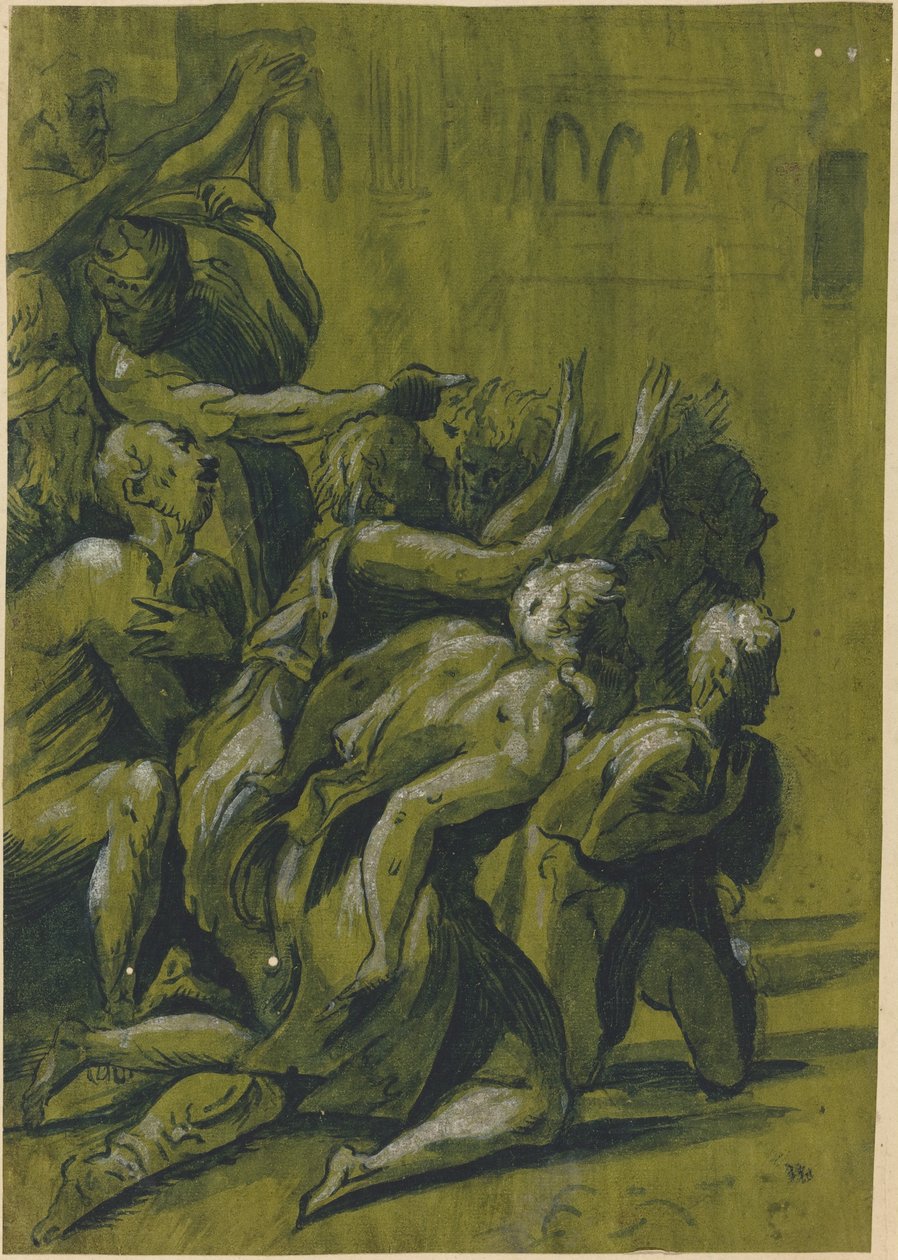 Ni figurer av after Giuseppe Nicolo Vicentino