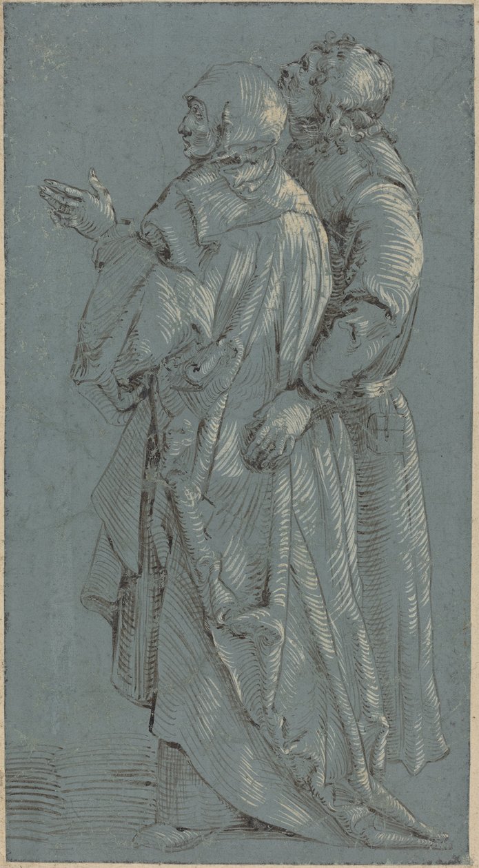 Jomfruen og den hellige Johannes av after Hans Baldung Grien