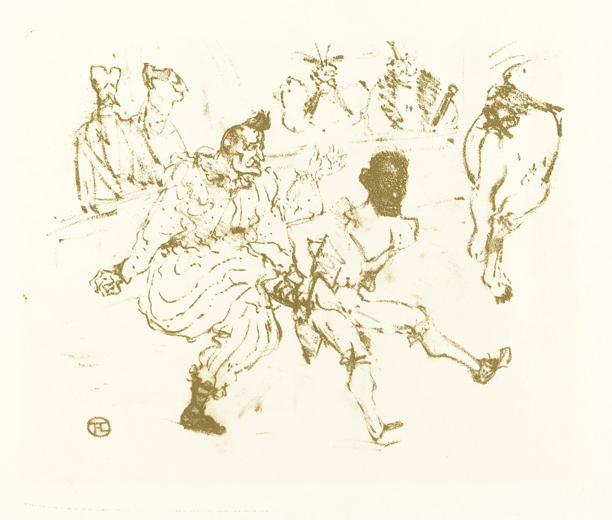 Footit og Chocolat (Footit et Chocolat) av after Henri de Toulouse Lautrec