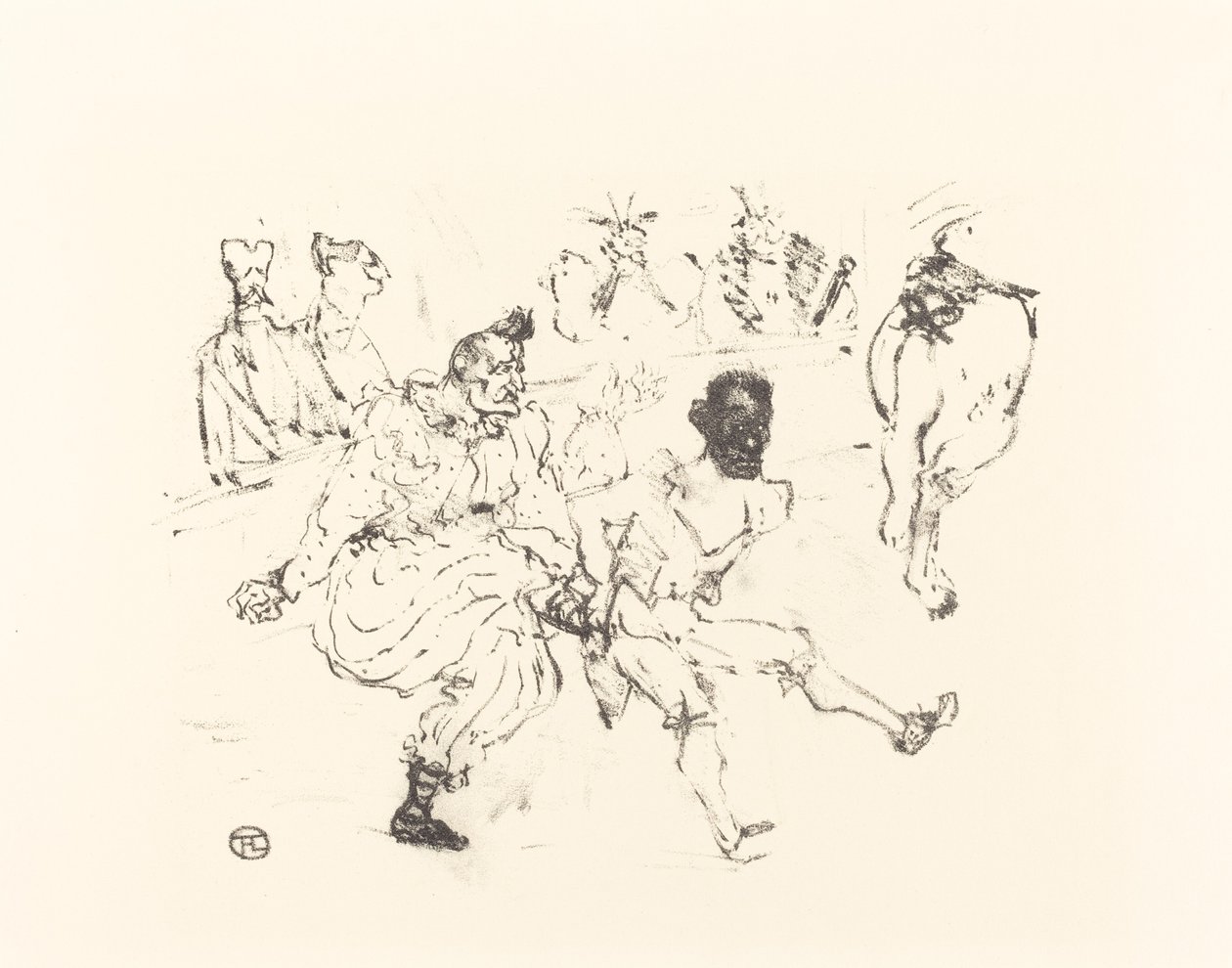 Footit og Chocolat (Footit et Chocolat) av after Henri de Toulouse Lautrec
