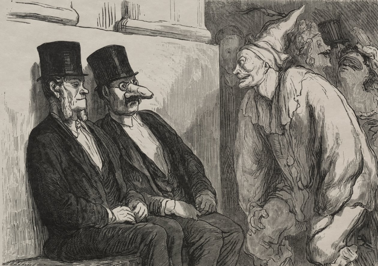 På operaballet: du har det for mye moro av after Honoré Daumier