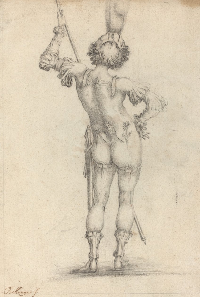 Stående figur [recto] av after Jacques Bellange