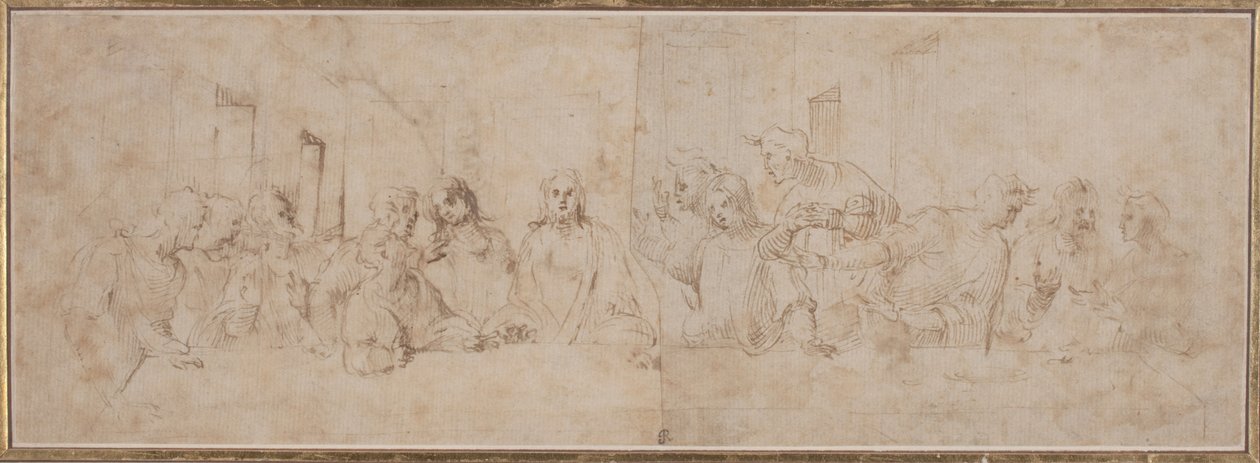 Det siste måltid av after Leonardo da Vinci Vincenzo Tamagni