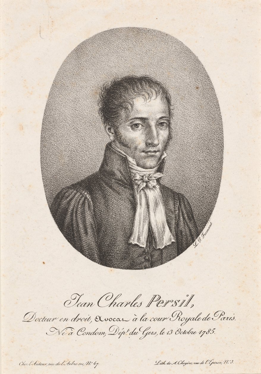 Jean-Charles Persil av after Louis Pierre Froment after Honoré Daumier
