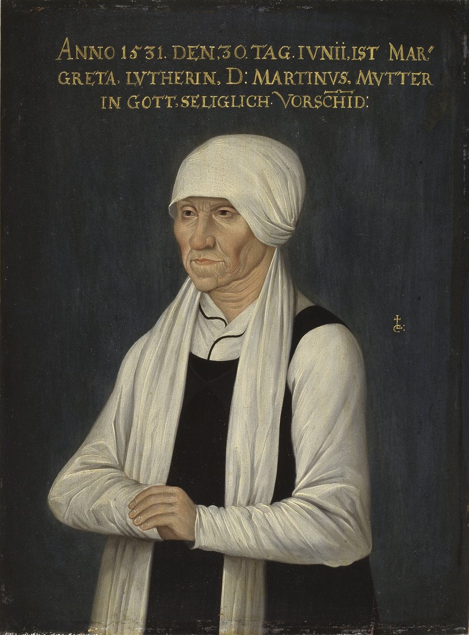 Margareta Luther, ca.1700 av after Lucas Cranach the Elder