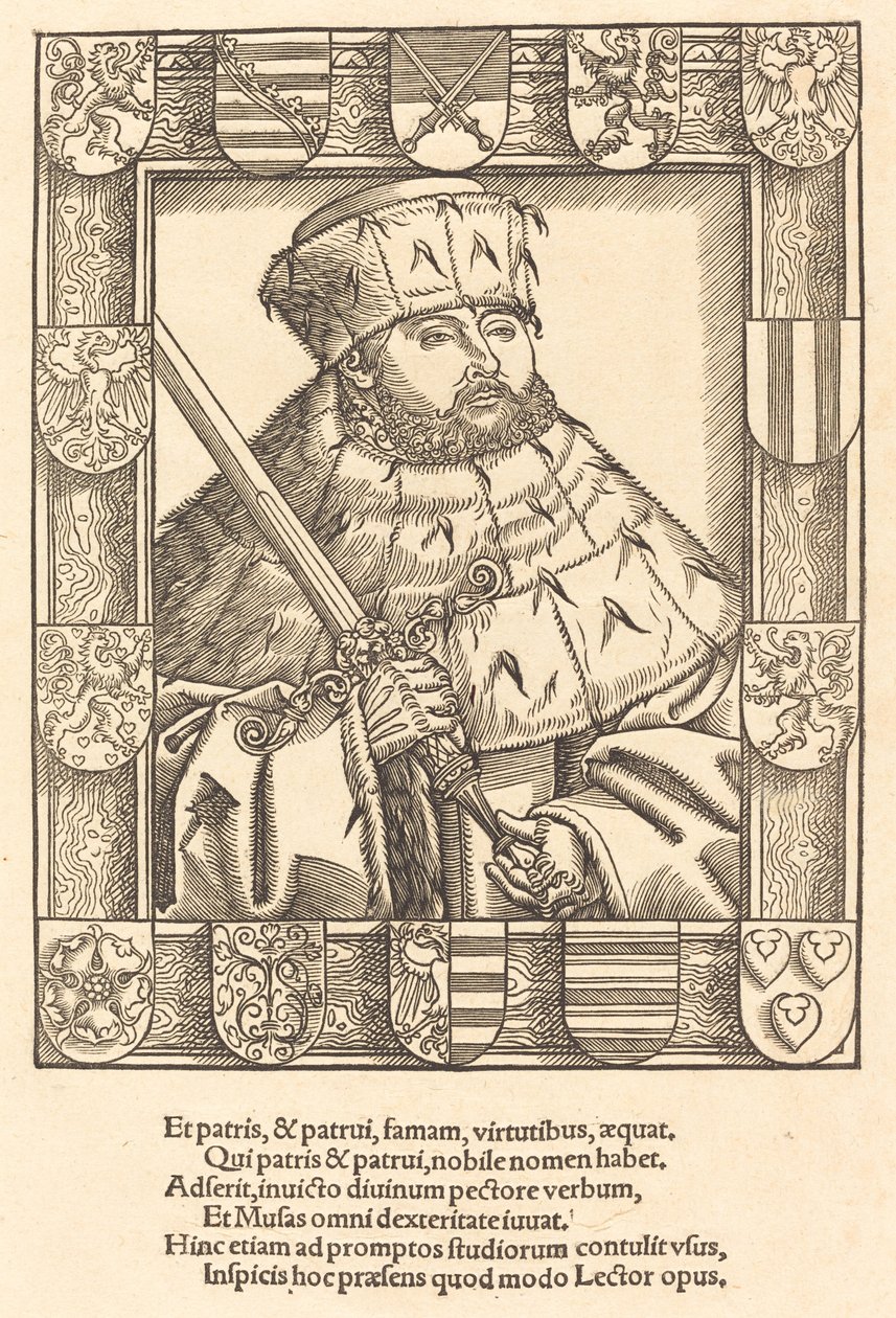 John Frederic the Magnanimous, i valgkåper av after Lucas Cranach the Younger