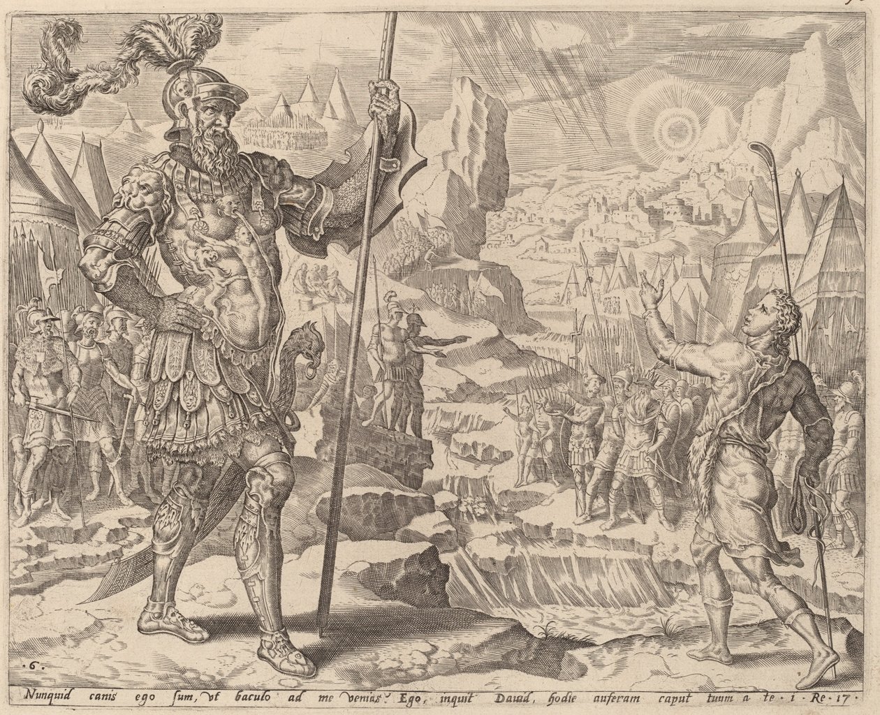David Meeting Goliath   1230873   no       norwegian Successfully Translated  Original: Burial group in cemetery on Site H, Eastern Trench, Harappa Excavations, Mohenjo-Daro (b/w photo) Translat: Burial group in cemetery on Site H, Eastern Trench, Harappa  av after Maerten van Heemskerck