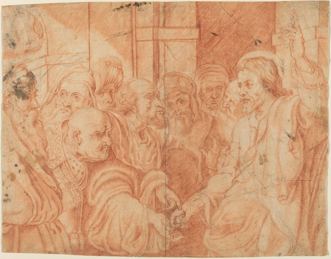 Hyllest penger av after Sir Peter Paul Rubens