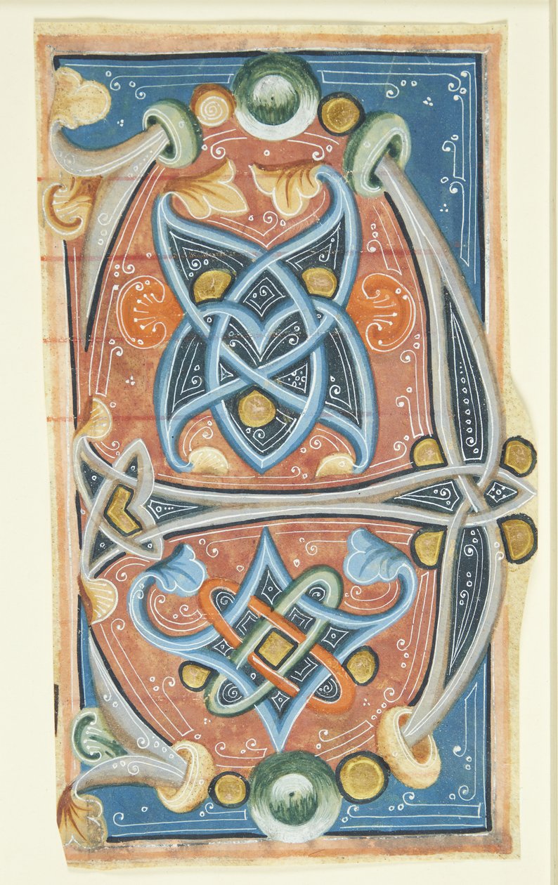 Ornamentert initial E av after Ubekendt
