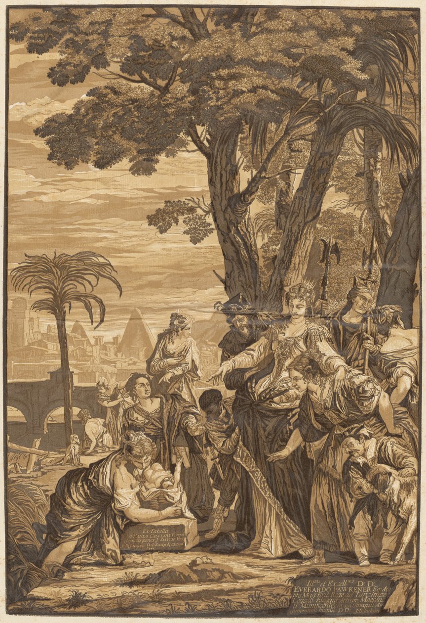 Funnet av Moses av after Veronese John Baptist Jackson