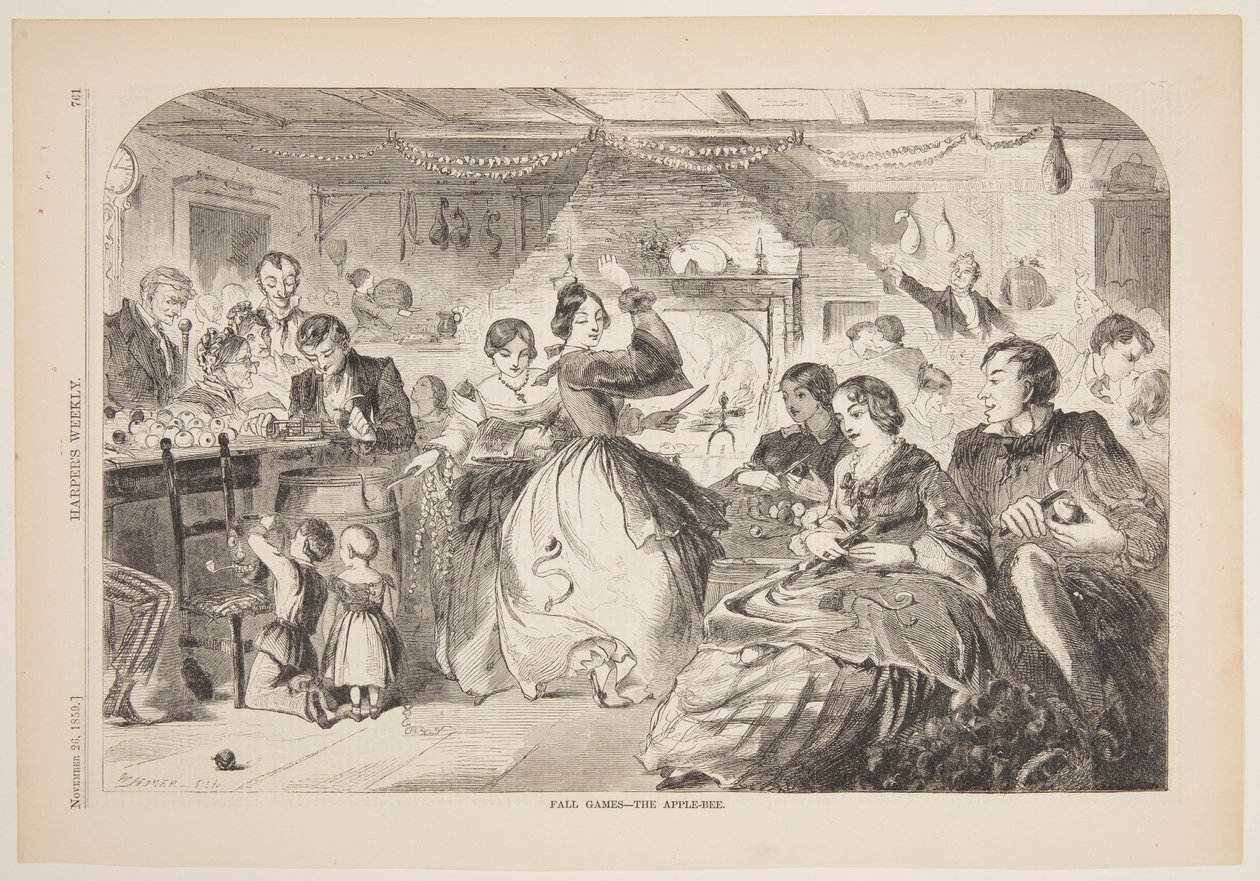 Høstspill – The Apple-Bee av after Winslow Homer