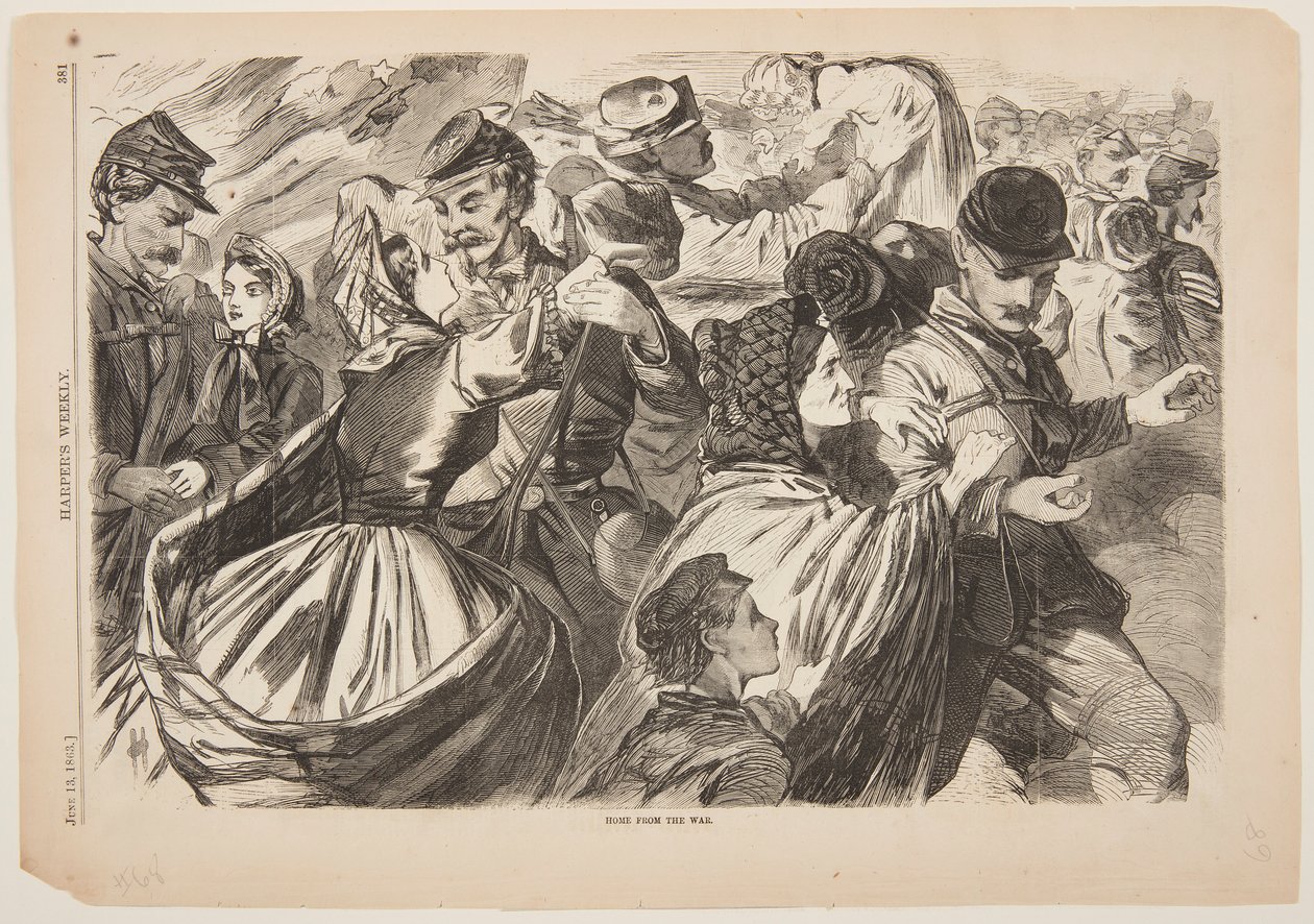 Hjem fra krigen av after Winslow Homer