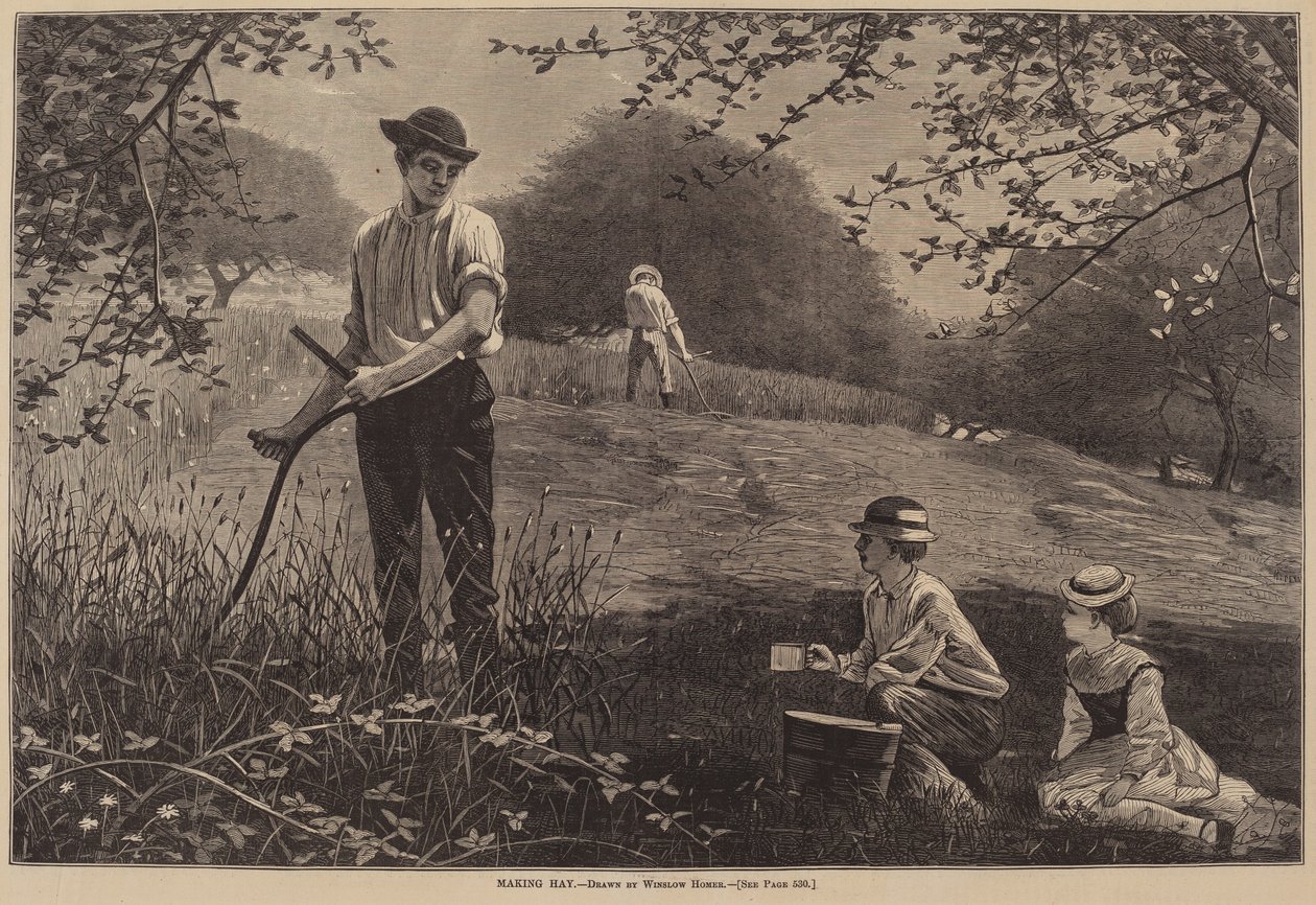 Å lage høy av after Winslow Homer