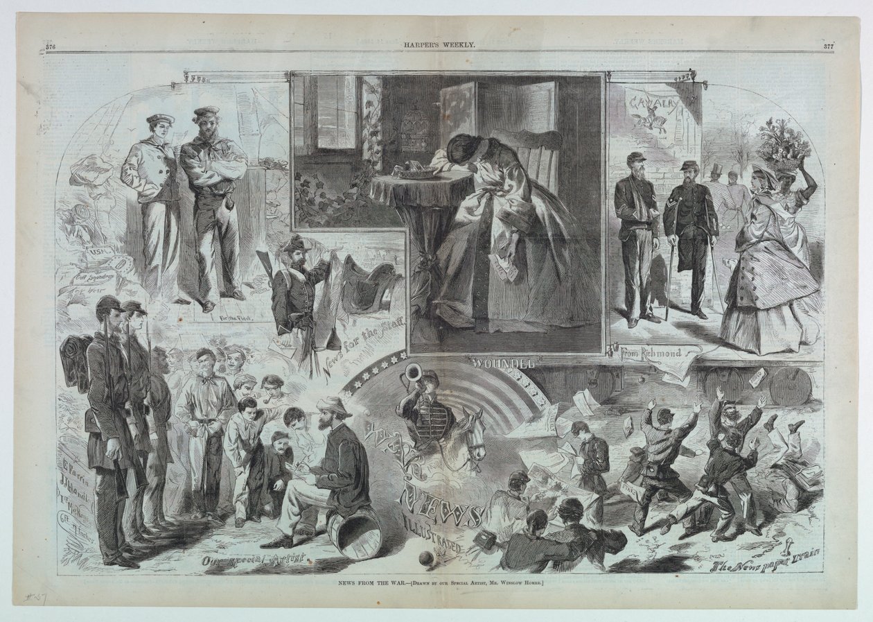 News from the War   1286461   no       norwegian Successfully Translated  Original: Ruins of the Therms of Diocletian (recto); Another view of the same subject (verso) Translat: Ruins of the Therms of Diocletian (recto); Another view of the same subject (v av after Winslow Homer