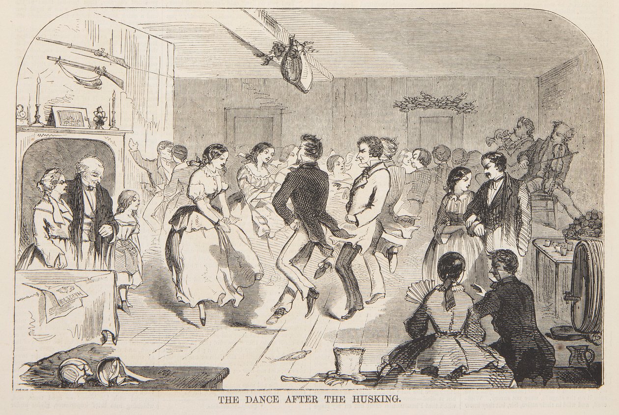 Dansen etter Huskingen av after Winslow Homer