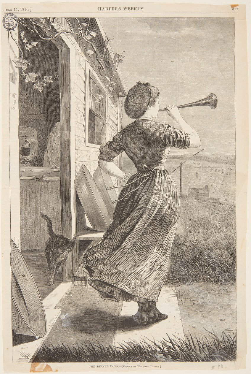 Middagshornet av after Winslow Homer
