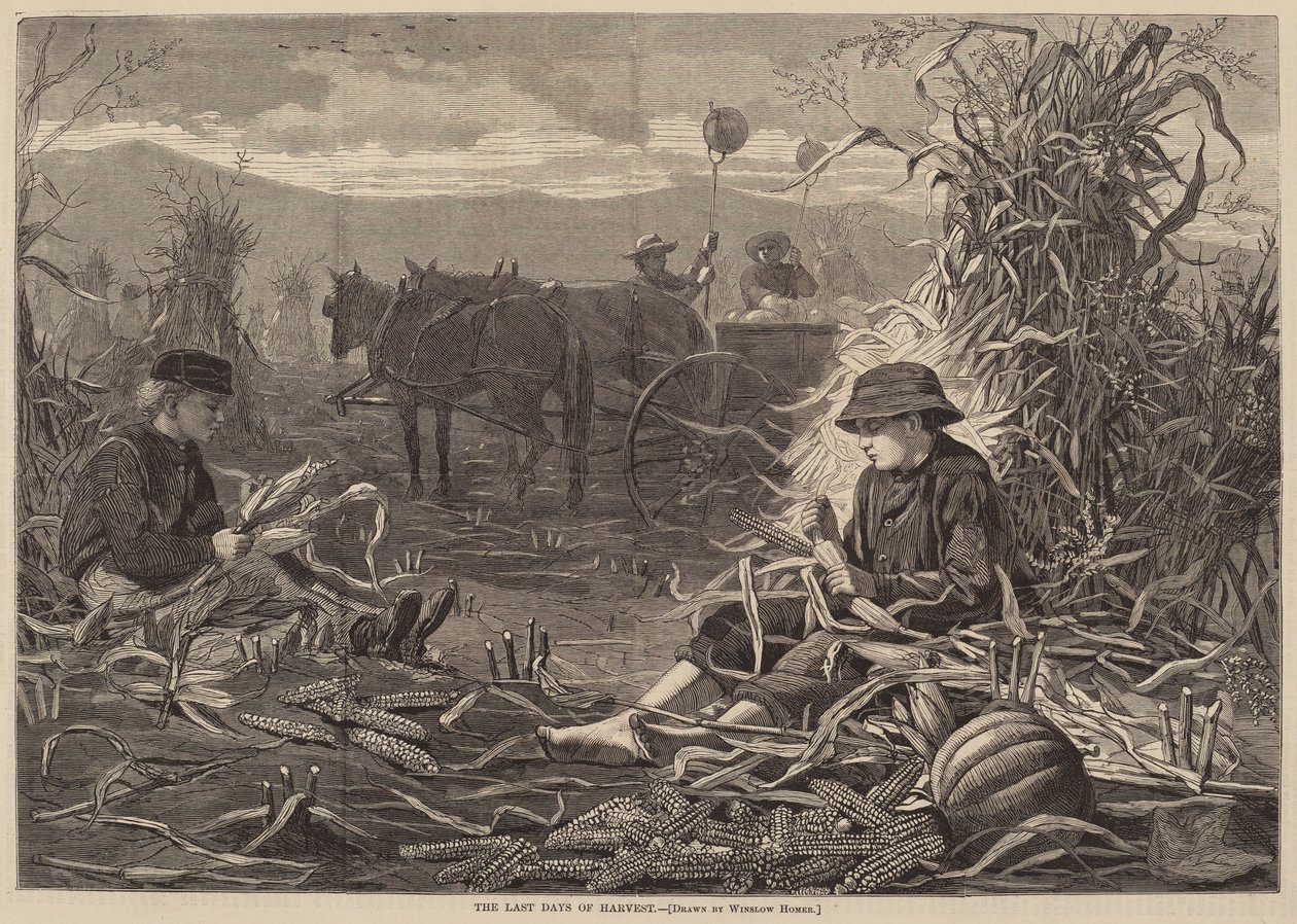 De siste høstdagene av after Winslow Homer