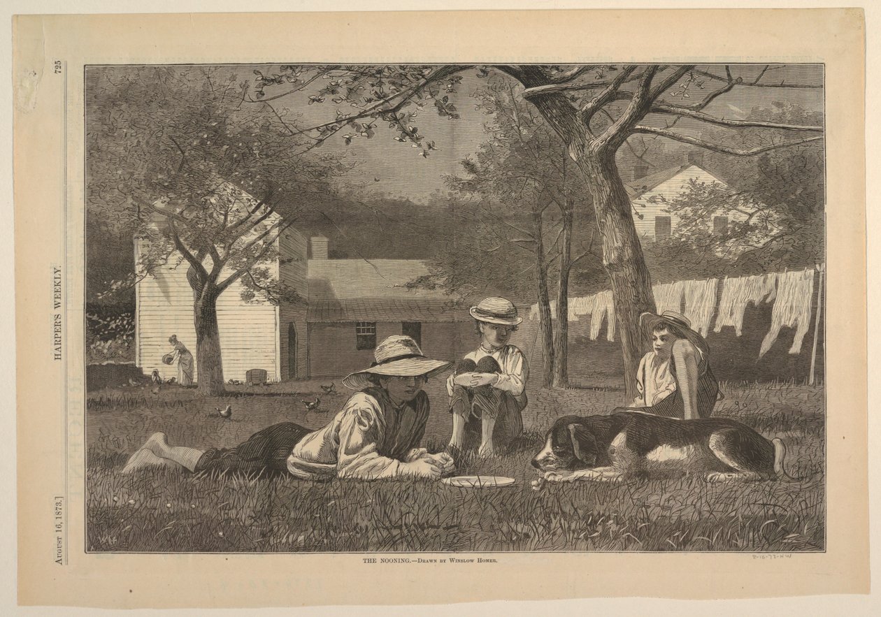 Middagen av after Winslow Homer