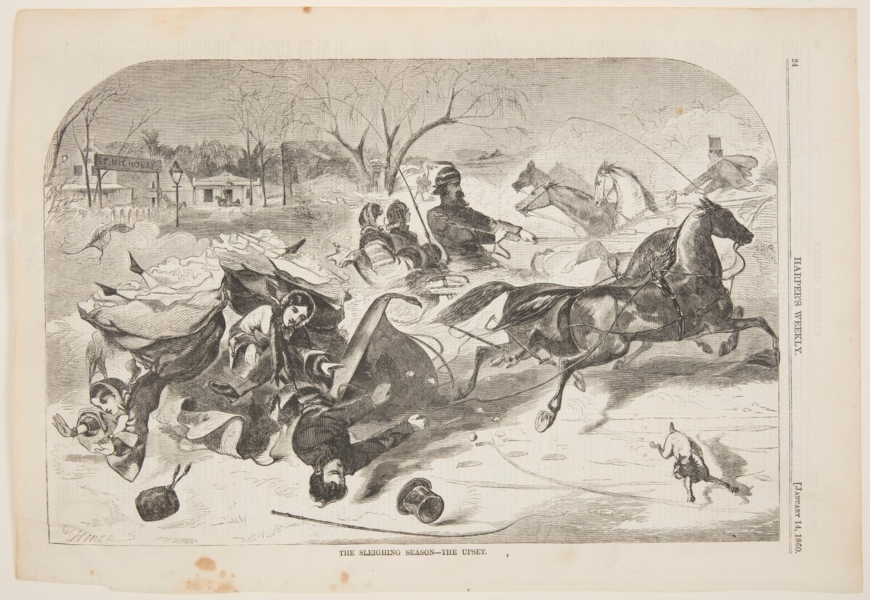 Sledesesongen – The Upset av after Winslow Homer